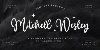 Mitchell Wesley Font