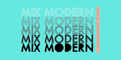 Mix Modern Font