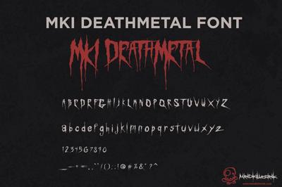 MKI Deathmetal font Free Download