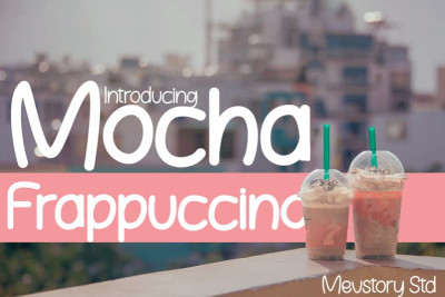 Mocha Frappuccino Font