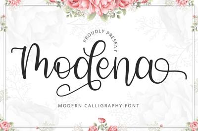 Modena - Modern Calligraphy Font Free Download