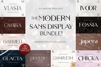 Modern Font Bundle SALE by Cloverons Free Download