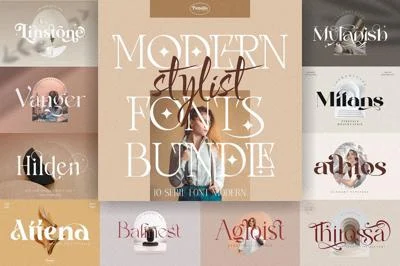 Modern Stylist Font Bundle
