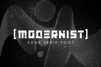 Modernist | Two Weight Font Family Free Download