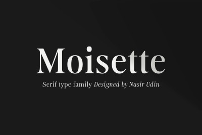 Moisette - 14 Fonts