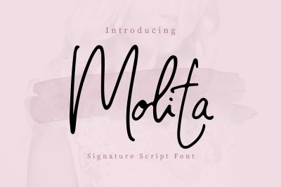 Molita Signature Script Font