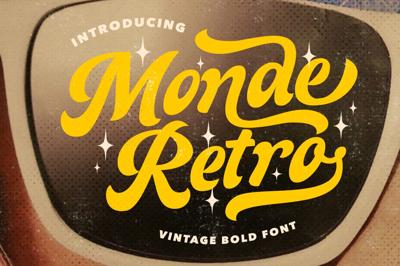 Monde Retro - Vintage Bold Font Free Download