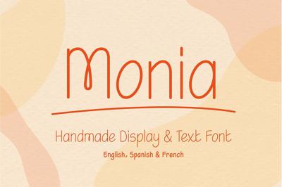 Monia - Handmade Display & Text Font Free Download