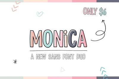 Monica Display Font Duo Free Download