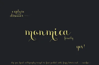 Monmica Font Family
