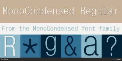 Mono Condensed Font