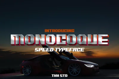MONOCOQUE - Gaming Font