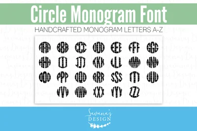 Monogram Font TTF OTF Circular