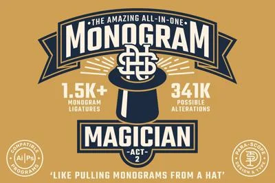 MONOGRAM-MAGICIAN-ACT2 Font