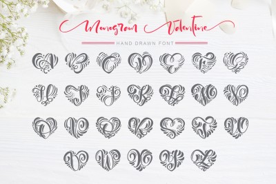 Monogram Valentine Font