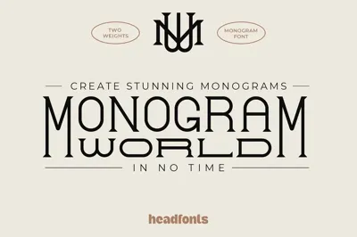 Monogram World Serif Free Download