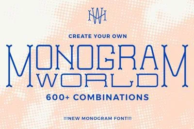 Monogram World Vintage Font