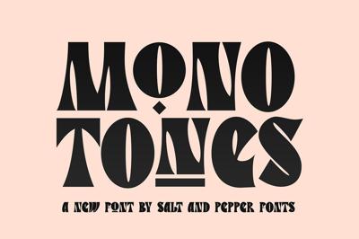 Monotones Font Free Download