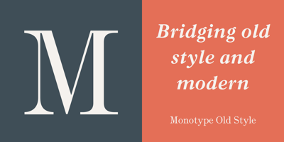 Monotype Old Style Free Download