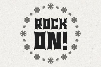 Monsta Rocka - a monster rocker font Free Download