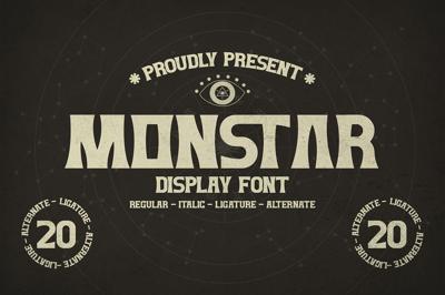 Monstar Display Font Free Download