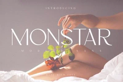 Monstar | Modern Sans Font