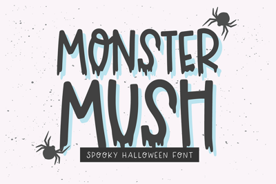 MONSTER MUSH Halloween Font Free Download