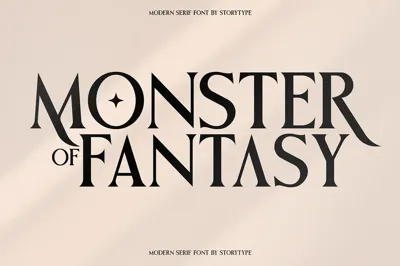 Monster Of Fantasy Modern Serif Font Free Download