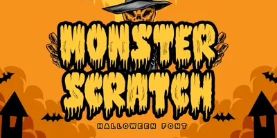 Monster Scratch Font