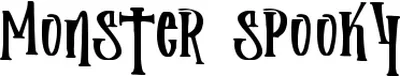 Monster Spooky Font