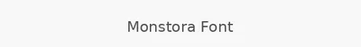 Monstora Font
