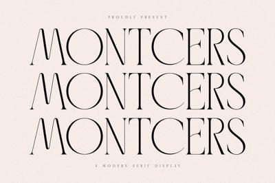 Montcers A Modern Serif Font Free Download