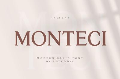 MONTECI Serif Font Free Download