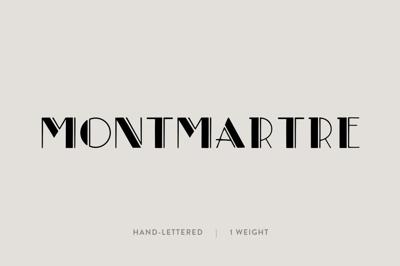 Montmartre: A Paris-Inspired Font Free Download