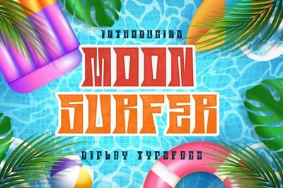 Moon Surfer Comic Display Font