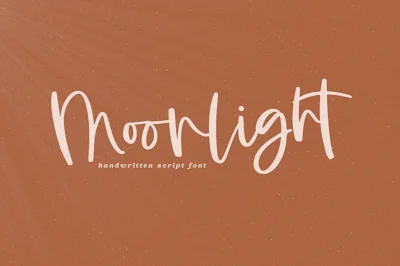Moonlight - Handwritten Script Font