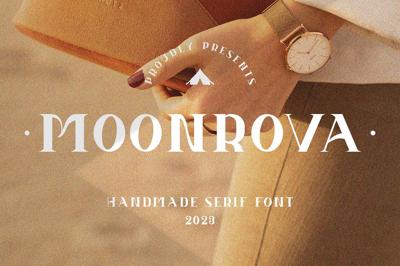 Moonrova Handmade Serif Font Free Download