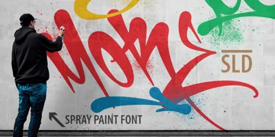 More Gaffiti Spray Paint Font