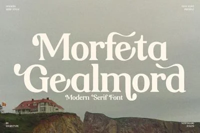 Morfeta Gealmord Modern Serif Font