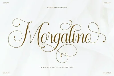 Morgalino - Wedding Calligraphy Font