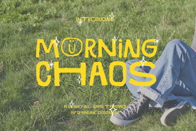 Morning Chaos - Quirky Typeface