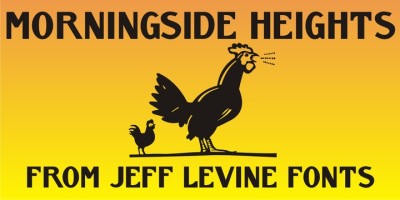 Morningside Heights JNL Font