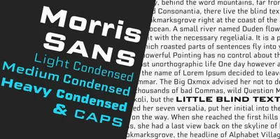 Morris Sans Font