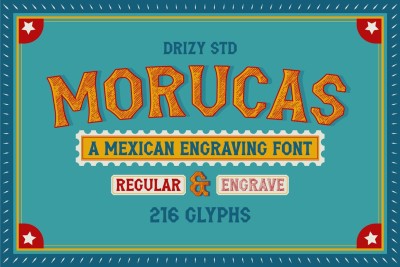 Morucas – Mexican Engraving Font