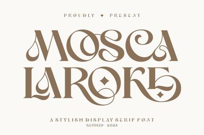 Mosca Laroke - Stylish Serif Font Free Download