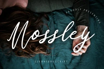 Mossley Signature Wedding Font
