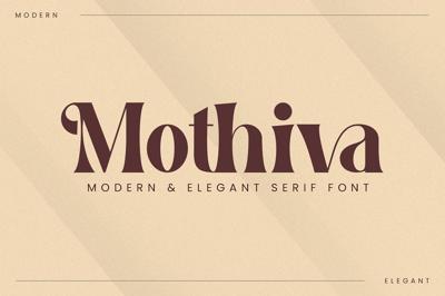 Mothiva Elegant Serif Font Free Download