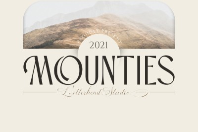 Mounties Font