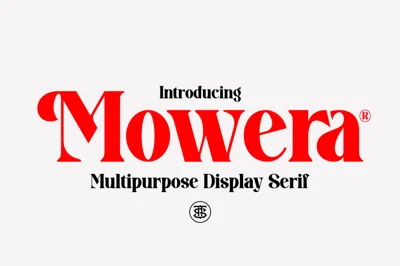 Mowera - Bold Serif Font