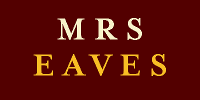 Mrs Eaves Free Download